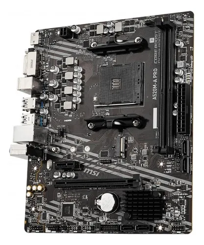 Placa Msi A520m a Pro Amd Ryzen 4000 g Series Y 3era Generac