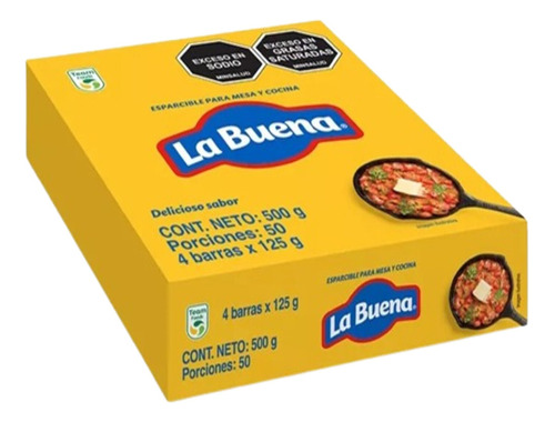 Margarina La Buena X  4  125 Gr