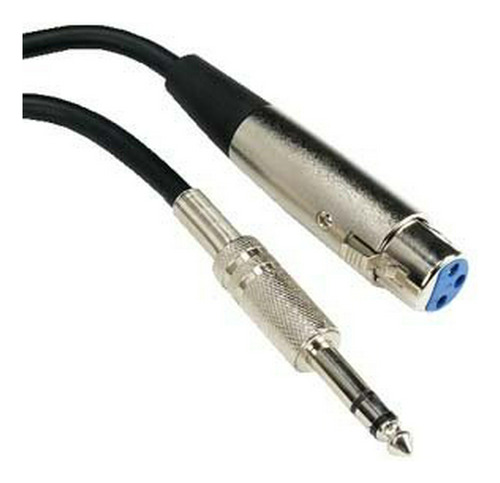 Cable Para Micrófono: Accl 25ft Xlr 3p Hembra A 1-4  Trs (au