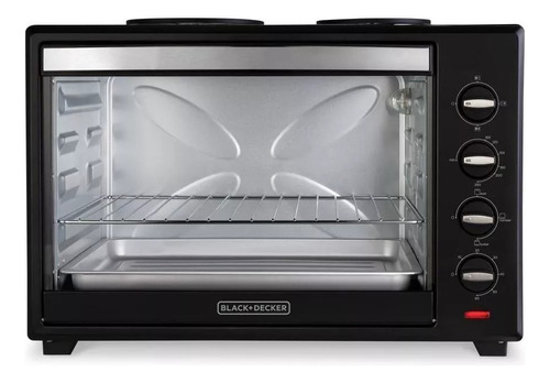 Horno Eléctrico 2 Anafes Black Decker To6000 62 Litros