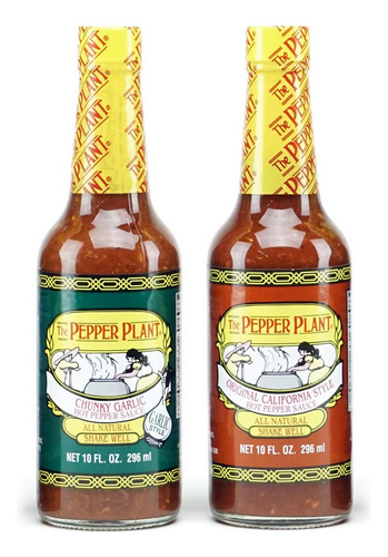 La Planta De Pimienta Original & Chunkyajo Hot Salsa Combo P