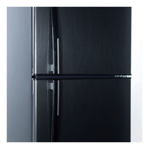 Heladera Patrick HPK136 black steel con freezer 300L 198V - 242V
