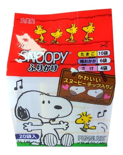 Furikake Snoopy Tempero Para Arroz Japones Marumiya .´.