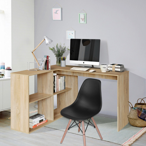Set De 4 Sillas De Comedor Rico Negro Eames