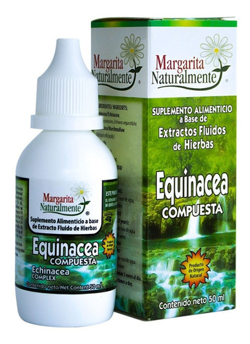 Equinacea Compuesta Margarita Naturalmente 50 Ml Envio Full