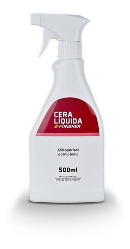 Cera Líquida Carnaúba Spray 500ml - Finisher