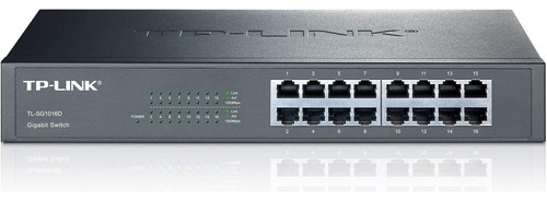 Conmutador No Administrado Gigabit Ethernet 16 Puerto Tp-