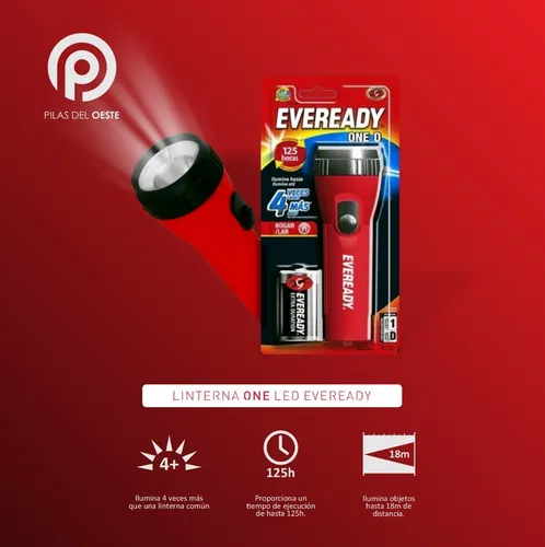 Linterna Led Eveready Lc1l1d1 Hogar 25 Lm Pack X10