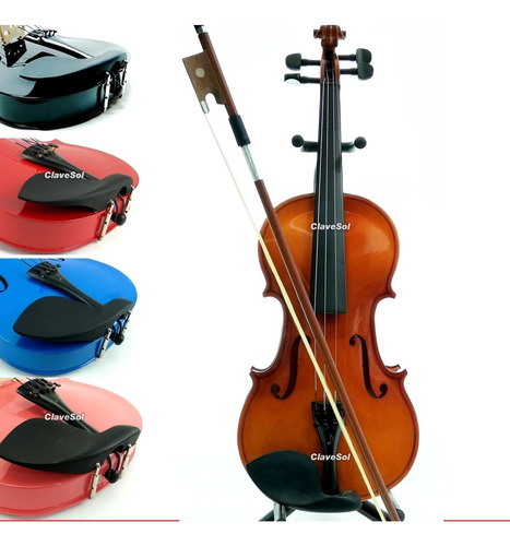 Violin Profesional Incluye Alma Brea Estuche Arco Puente Ax