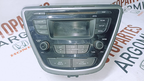 Estereo Radio Elantra 14-15 Sin Código Detalle Rayones ¥