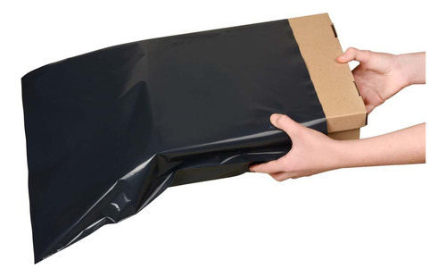 Bolsas Ecommerce Sobre 30x45+5 C/adhesivo X400 Libre Color Negro