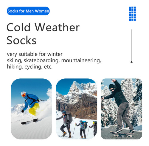 A Calcetines De Esquí De Invierno: Cálidos Y Transpirables