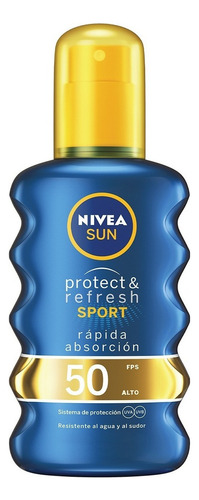 Protector Solar Corporal Sun Refresh Sport Fps50 200ml Nivea