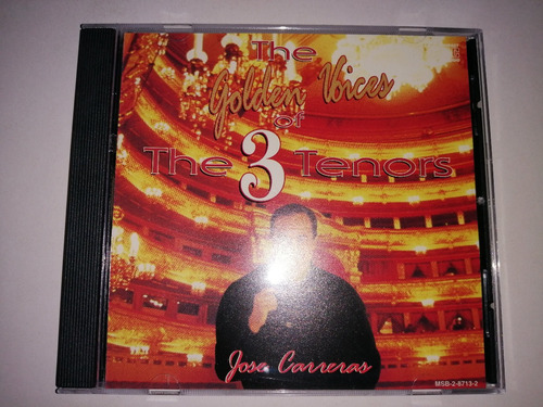 Jose Carreras The Golden Voices Cd Canada Ed 1994 Mdisk