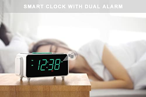 Emerson Radio Smartset Reloj Despertador Radio Fm Con Carga