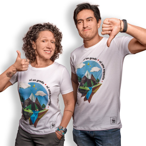 Imagen 3 de 3 de Camiseta Ecológica Wwf Colombia Hombre