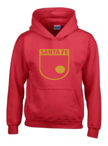 Buzo Santa Fe Futbol Capota Hoodies Buso Saco Bv84