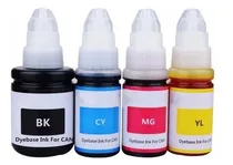 Comprar 4 Tintas Para Impresoras Canon Gi190 G1100 G2100 G3100 G4100