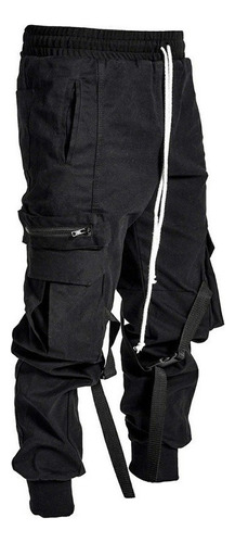 Pantalones Deportivos De Hip Hop Con Bolsillo For Hombre