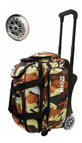 Kaze Sports 2 Rodillo De Bolos, Camuflaje