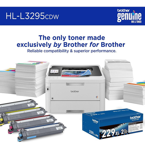 Impresora Color Inalámbrica Brother Hl-l3295cdw 16.68 Kg