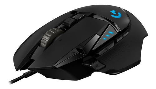 Imagen 5 de 7 de Mouse gamer Logitech G Series G502 Hero negro