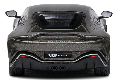 Miniatura Aston Martin Vantage V12 2023 Cinza Cumberland 1:43 Solido