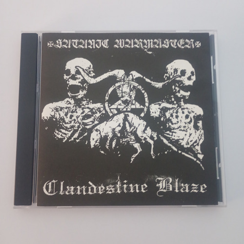 Clandestine Blaze & Satanic Warmaster Split Cd 2004 Black Estándar