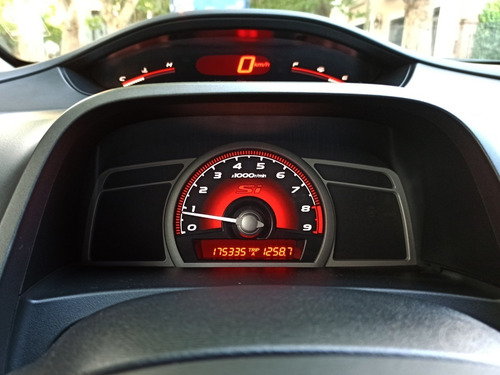 Honda Civic Si 200hp Mt 2008 Gris Excelente Estado