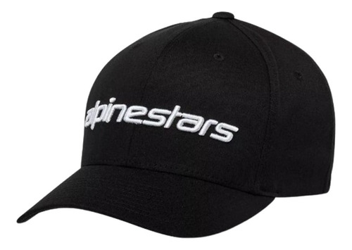 Gorra Alpinestars Linear Hat Negro Logo Blanco Enduro Juri