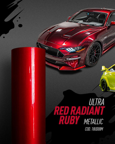 Vinil Alltak Ultra Red Radiant Ruby Metallic 1.38mx3m
