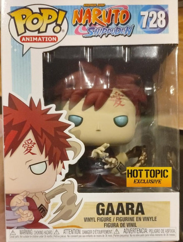 Funko Pop! Anime Naruto Shippuden #728: Gaara Ht - Metalic