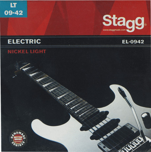 Encordado Guitarra Electrica Nickel Plated Steel 09-42 Stagg