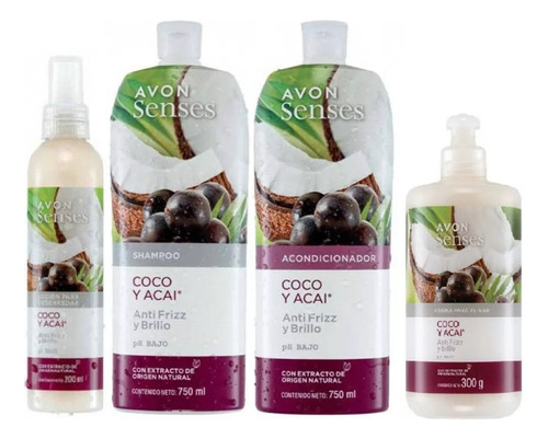 Set X4 Shampoo +ac Coco Y Acai - mL a $13725