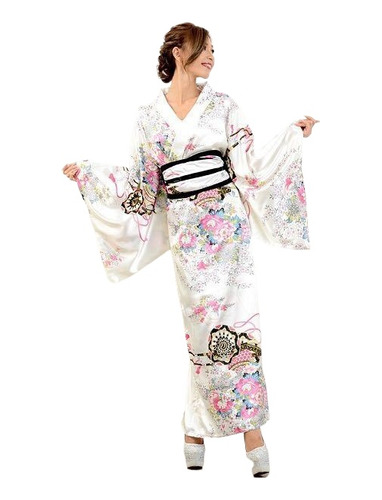 Traje De Bata De Baño, Falda Y Cinturón Yukata