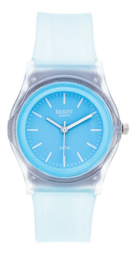 Reloj Dakot Mujer 193 - Caucho Sumergible Malla Transparente