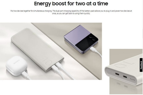 Samsung Battery Pack 25w 10000mh Para Galaxy S22 Plus Ultra