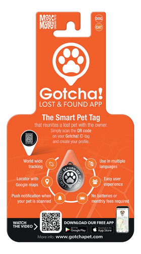 Etiqueta De Identificación Inteligente Para Mascotas Gotcha