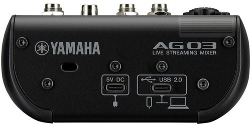 Consola Yamaha AG03MK2-BK de mezcla 220V