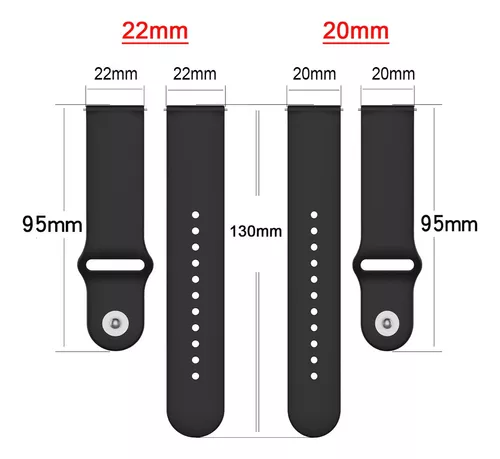 Comprar Correa de silicona de 20mm y 22mm para Huami Amazfit GTR 4