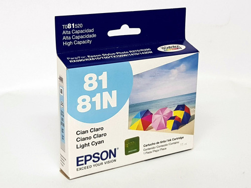 Cartucho Epson 81 81n - T081520 - Ciano Claro