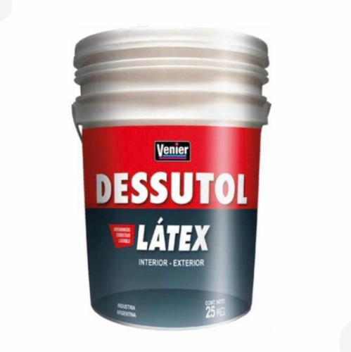 Pintura Latex Interior Exterior Dessutol X 25 Kg Venier