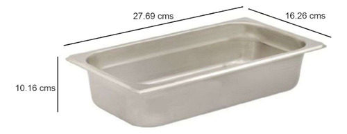 Inserto Contenedor Browne 1/4 Acero Inoxidable Nsf 5781404