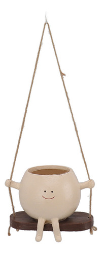 Maceta Colgante Con Forma De Columpio