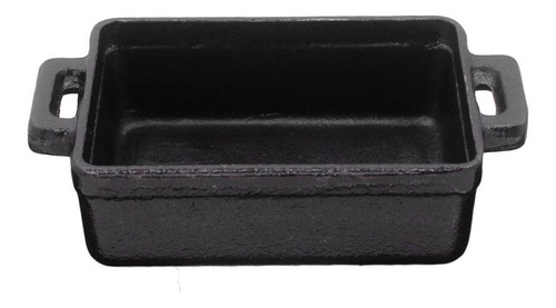 Cacerola Hierro Fundido Mini 350 Ml Vencort Color Negro