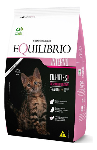 Ração P/gatos Equilíbrio Filhotes 1,5kg - Interno
