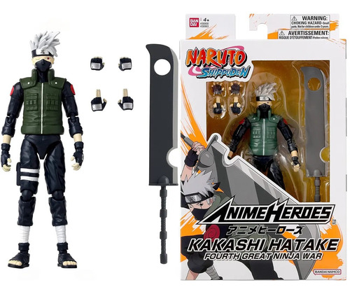 Figura Naruto Hatake Kakashi Articulados 17 Cm