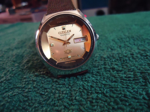 Citizen Crystron Reloj Vintage Retro Japan