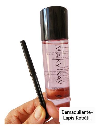 Demaquilante + Lápis Retrátil Preto Á Prova D' Água Mary Kay