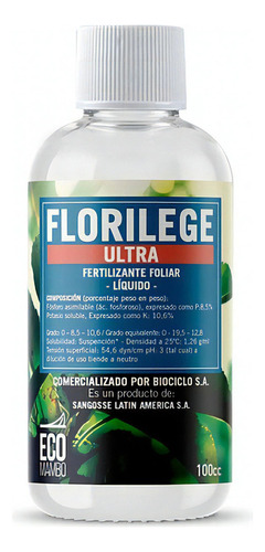 Ecomambo Florilege Fertilizante Bioestimulante 100ml
